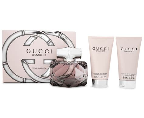 gucci travel set|gucci bamboo gift set.